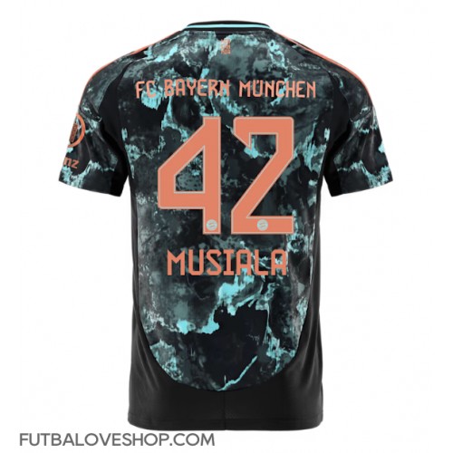 Dres Bayern Munich Jamal Musiala #42 Preč 2024-25 Krátky Rukáv